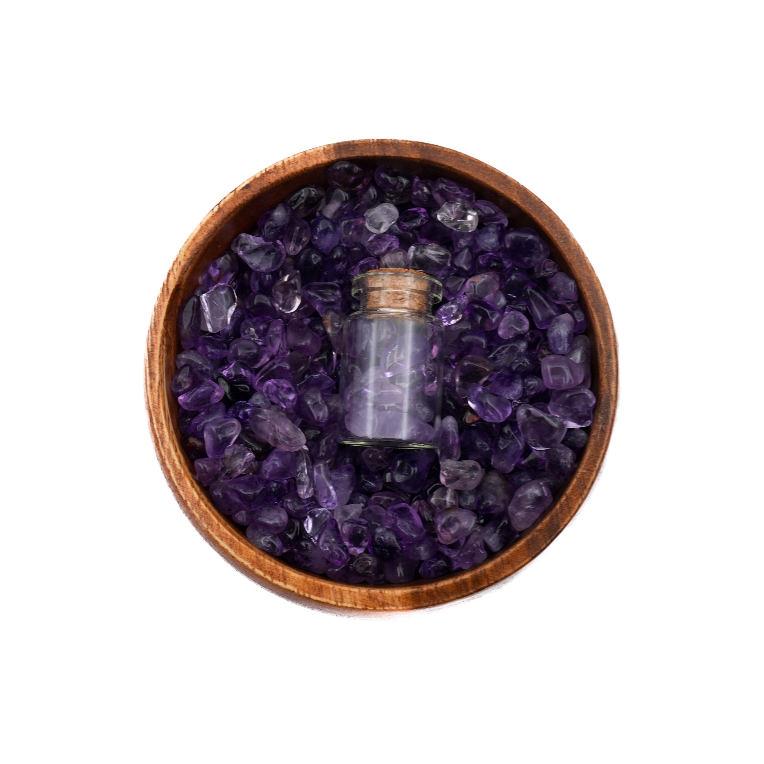 Bouteille Chips Améthyste – Sérénité, apaisement et élévation intérieure