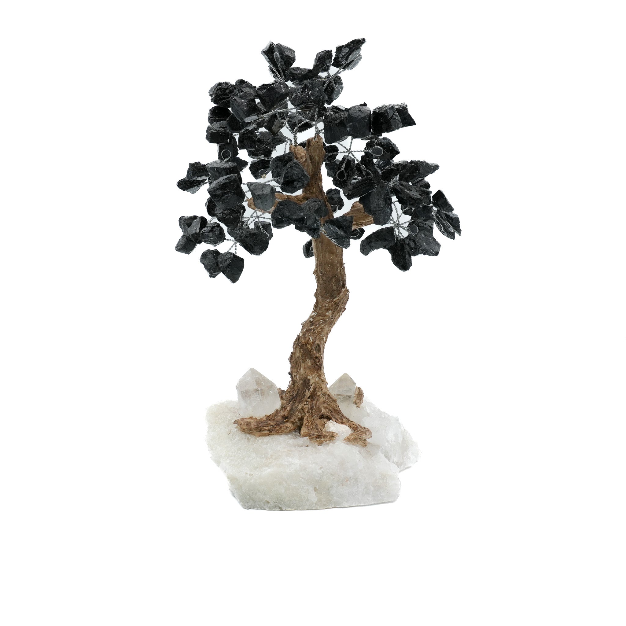 Arbre de vie en Tourmaline noire